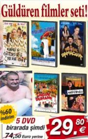 Güldüren Filmler Seti  5 Al, 2 Öde!  (5 DVD Birarada)