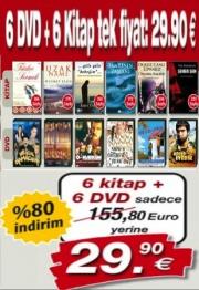6 DVD ve 6 Kitap TekFiyat! Türk Kitabevi Kampanyasi