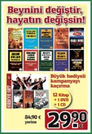 Beynini Değiştir,  Hayatın Değişsin Seti  Hizli Okuma Teknikleri  Seti Hediye  (12 Kitap + 1 DVD + 1 CD)