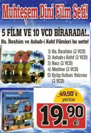 Muhteşem Dini Film Seti Asab-ı Kehf, Hz.İbrahim Filmleri (5 Film ve 10 VCD Birarada)