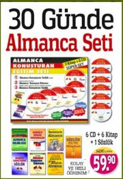 Süper Almanca Seti6 CD + 6 Kitap + 1 Sözlük - Kolay ve Hızlı Öğrenim