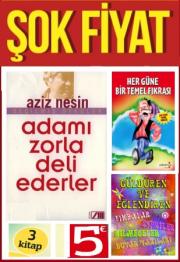 Her Güne Kampanya Güldüren ve Eğlendiren Kitaplar Seti (3 Kitap Birarada)