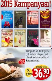 2015 Kampanyası(8 Kitap Birarada)Yaralı ve Bana Ikimizi Anlat kitapları bu sette!