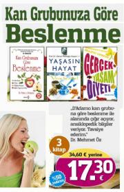 
Kan Grubunuza Göre Beslenme Seti (3 Kitap Birarada) Dr. Mehmet Öz'ün Tavsiye Ettiği Kitap bu sette!
