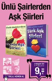 Ünlü Şairlerden  Aşk Şiirleri  (2 Kitap Birarada)  Nazım Hikmet, Orhan Veli, Attila İlhan, Cemal Süreya