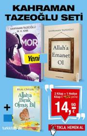 Kahraman Tazeoğlu'nunUnutulmaz Kitapları Seti(3 Kitap Birarada)