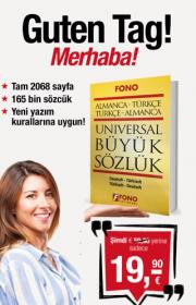 Almanca UniversalBüyük Sözlük165 Bin Kelime (40,- Euro Tasarruf Edin!)