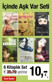 İçinde Aşk Var Seti (6 Kitap Birarada) Roman Sevgisi Veren Kitaplar