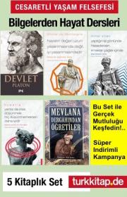 Bilgelerden Hayat Dersleri Seti: Cesaretli Yaşama Felsefesi (5 Kitap)