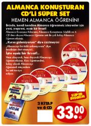 Almanca Konusturan CD'li Set2 Kitap + 6 CD