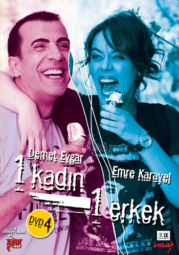 
1 Kadin 1 Erkek (DVD)<br />27. - 35. Bölümler<br />Demet Evgar - Emre Karayel
