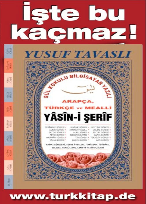 Yasin-i Şerif  Arapça, Türkçe Mealli <br />(Fihristli)<br />Her Eve Yasin-i Şerif Kampanyasi