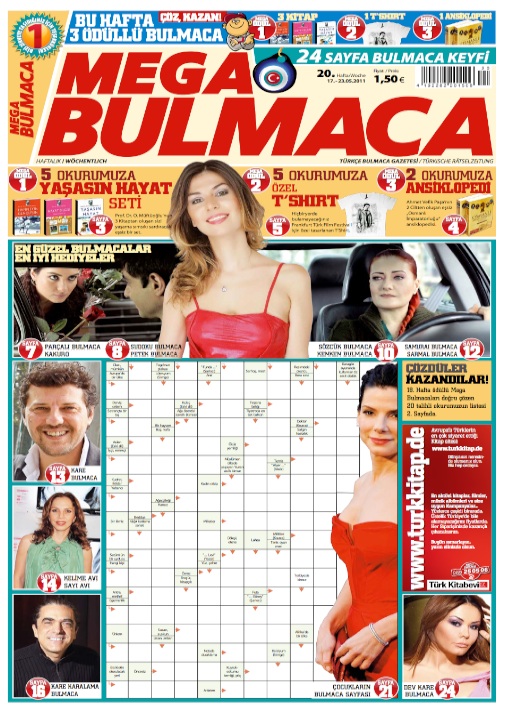 Mega Bulmaca 5<br />(24 Sayfa Bulmaca)