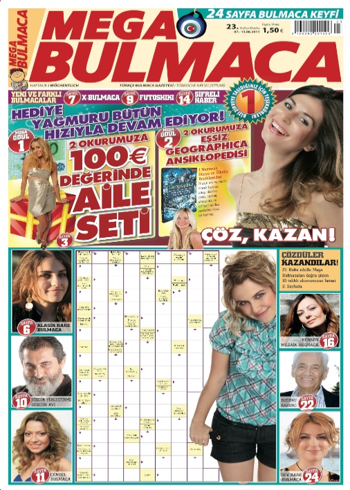 Mega Bulmaca 8<br /> (24 Sayfa Bulmaca)