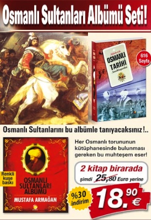 Osmanlı Sultanları Albümü Seti <br />(2 Kitap Birarada)