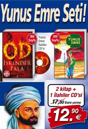 Yunus Emre Seti <br /> (2 Kitap + 1 CD)<br /> Iskender Pala'nın Od Kitabı bu Sette!