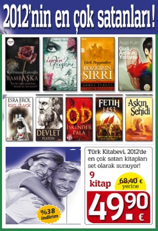 2012'nin En Çok Satan Kitapları Seti<br />(9 Kitap Birarada)<br />Yazarların En Yeni Kitaplari