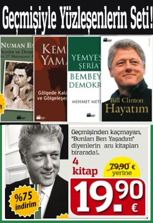 Gecmişiyle Yüzleşenlerin Seti  <br />(4 Kitap Birarada)  <br />Türk Kitabevi Yeni Kampanyası