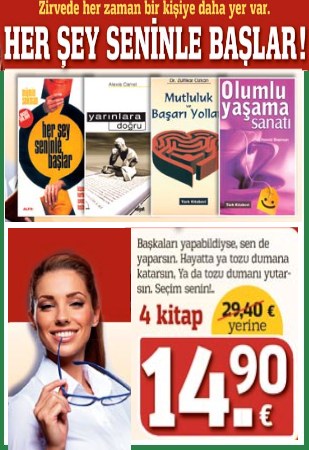 Her Şey Seninle Başlar Seti <br />(4 Kitap Birarada) <br />Çaresizsen, Çare Sensin