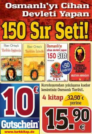 Osmanlı'yı Cihan <br />Devleti Yapan <br />150 SIR Seti <br />(4 Kitap Birarada)