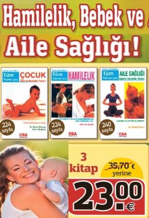 Tüm Yönleriyle <br />Hamilelik, Bebek ve<br />Aile Sağlığı Seti<br />(3 Kitap Birarada)