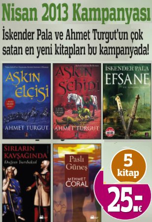 Nisan 2013 Kampanyası<br />(5 Kitap Birarada)<br />Iskender Pala ve Ahmet Turgut'un <br />Kitaplari bu sette!