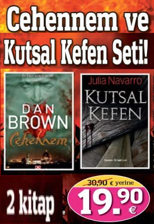 Cehennem ve <br />Kutsal Kefen Seti <br />(2 Kitap Birarada) <br />Dan Brown'un Yeni Kitabi bu Sette!