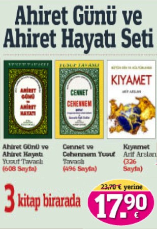 Ahiret Günü ve <br />Ahiret Hayati Seti<br />(3 Kitap Birarada)