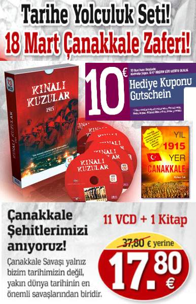 
18 Mart Çanakkale Zaferi<br />(13 VCD + 1 Kitap)
