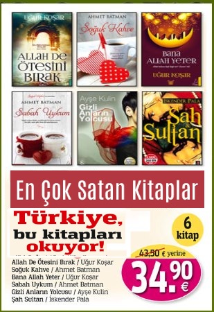 En Çok Satan Kitaplar Seti<br />Türkiye Bu Kitapları Okuyor!<br />(6 Kitap Birarada)<br />Bana Allah Yeter Kitabı Bu Sette!