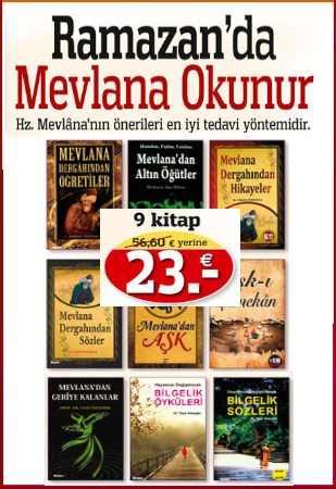 Ramazan'da Mevlana Okunur<br />Mevlana’dan Altın Öğütler<br />(9 Kitap Birarada)