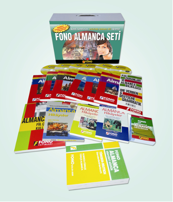 Fono Almanca Seti <br />(15 Kitap + 10 CD Birarada)