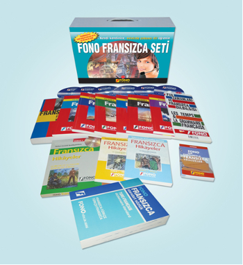 Fono Fransızca Seti <br />(15 Kitap + 7 CD Birarada)