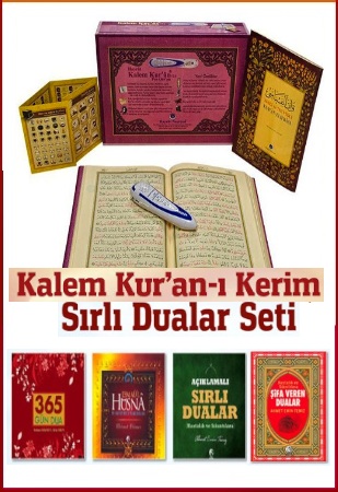 Kalem Kuran-i <br />Kerim ve  Sırlı <br />Dualar - Sırlar <br />Hazinesi Seti <br /> (2 Set Birarada) <br />TV'deki Kampanya