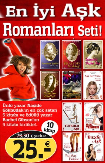 En Iyi Aşk Romanları Seti<br />Naşide Gökbudak ve <br />Rachel Gibson'un En iyi Romanları! (10 Kitap Birarada)