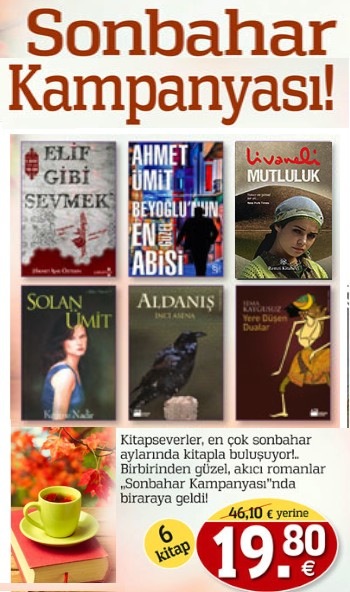 Sonbahar Kampanyası<br />(6 Kitap Birarada)<br />Ahmet Ümit'in En Yeni Kitabı bu Sette!