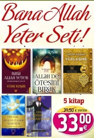 Bana Allah Yeter Seti<br />(5 Kitap Birarada)<br />Allah de Ötesini Bırak Kitabı bu sette!