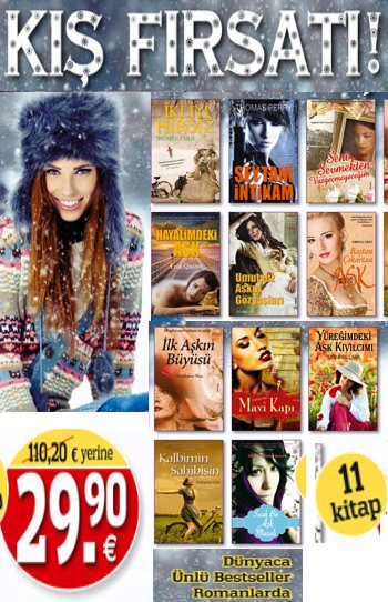 Kış Fırsatı<br />Dünyaca Ünlü <br />Bestseller Romanlar<br />(11 Kitap Birarada)