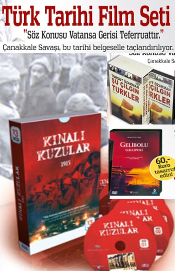 Türk Tarihi <br />Film Seti <br />(Gelibolu, Şu Çılgın Türkler ve Kınalı Kuzular Setleri birlikte)