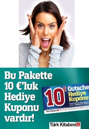 Türk Kitabevi 10,- Euro'luk<br />Hediye Kuponu (Gutschein) veriyor!