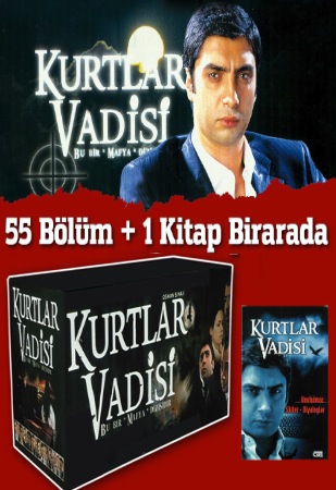 Kurtlar Vadisi Seti<br />(55 Bölüm + 1 Kitap) <br />Efsane dizi sadece<br />Türk Kitabevi'nde!