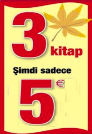Günün Kampanyası<br />3 Kitap Birarada<br />Süper Indirimli<br />Türk Kitabevi Kampanyası
