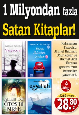 1 Milyondan Fazla<br /> Satan Kitaplar Seti<br /> (4 Kitap Birarada)<br /> Türkiye'nin Bestseller Kitapları!