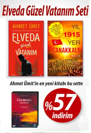Elveda Güzel <br />Vatanım Seti <br />(2 Kitap + 1 DVD Birarada)