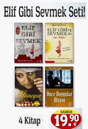 Elif Gibi Sevmek Seti<br />(4 Kitap Birarada)<br />TV'deki Kampanyamız 