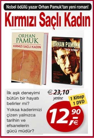 Kırmızı Saçlı Kadın Seti <br />(1 Kitap + 1 DVD) <br />Orhan Pamuk'un Yeni Romanı Setimizde!