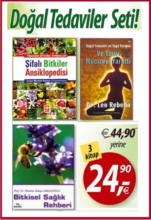 Doğal Tedaviler Seti<br />(3 Kitap Birarada) <br />Hangi Hastalıklara, Hangi Bitki Iyi Gelir?