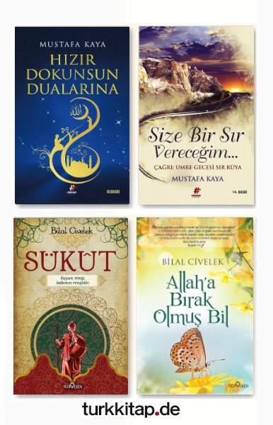 Hızır Dokunsun <br />Dualarına Seti <br />(4 Kitap Birarada)