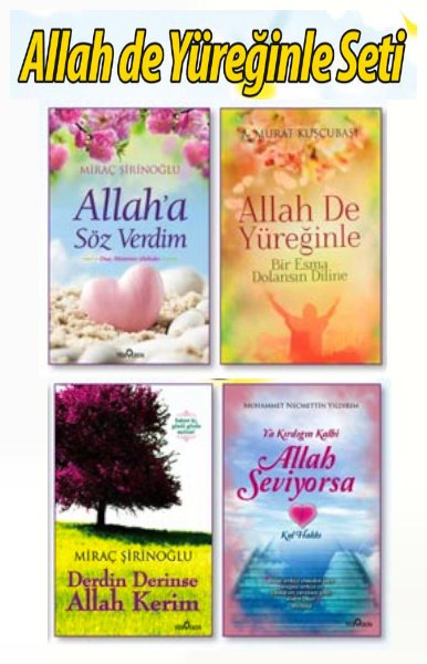 Allah De Yüreğinle <br />(4 Kitap Birarada) <br />% 50 Indirimli