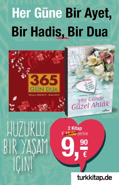 Her Güne Bir Ayet, <br />Bir Hadis, Bir Dua <br />(2 Kitap Birarada) <br />